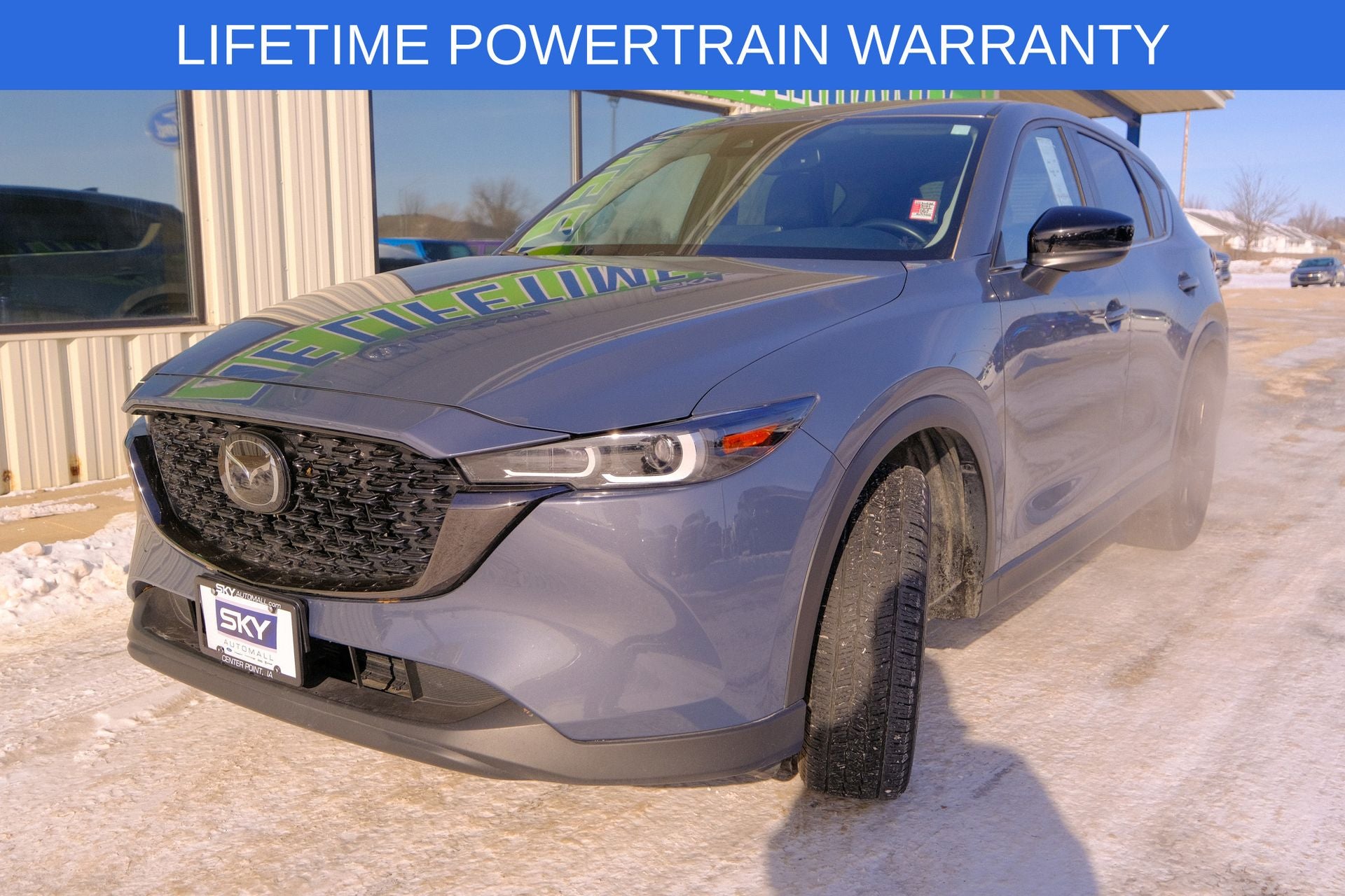 2024 Mazda Mazda CX-5 2.5 S Carbon Edition in Polymetal Gray Metallic — front three-quarter view