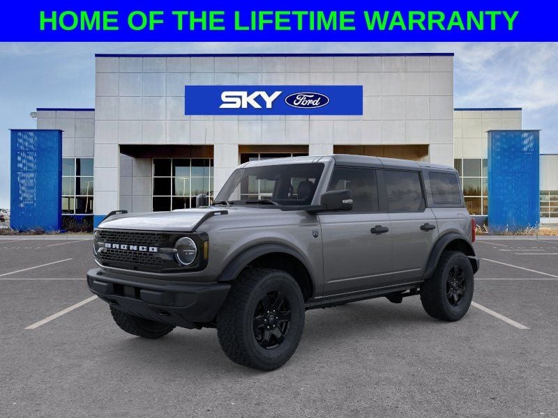 2025 Ford Bronco Big Bend in Gray Metallic — front three-quarter view
