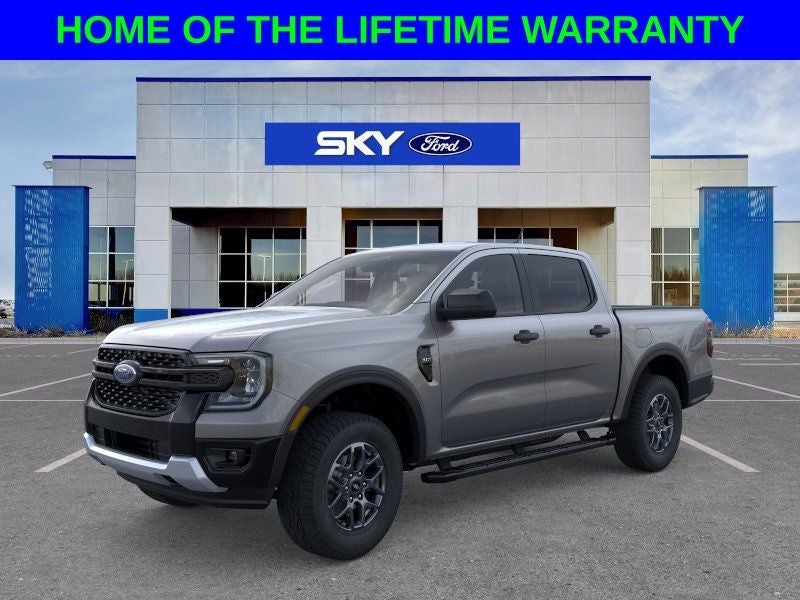 2026 Ford Ranger XLT in Carbonized Gray Metallic — front three-quarter view