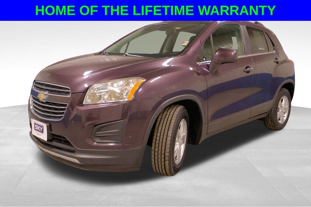 2016 Chevrolet Trax LT in Sable Metallic — front three-quarter view