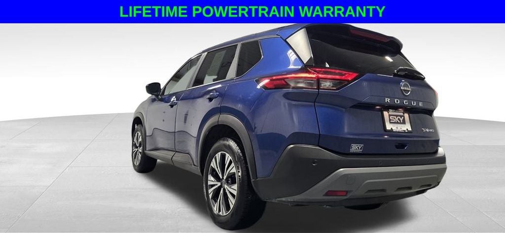 2023 Nissan Rogue — rear three-quarter view