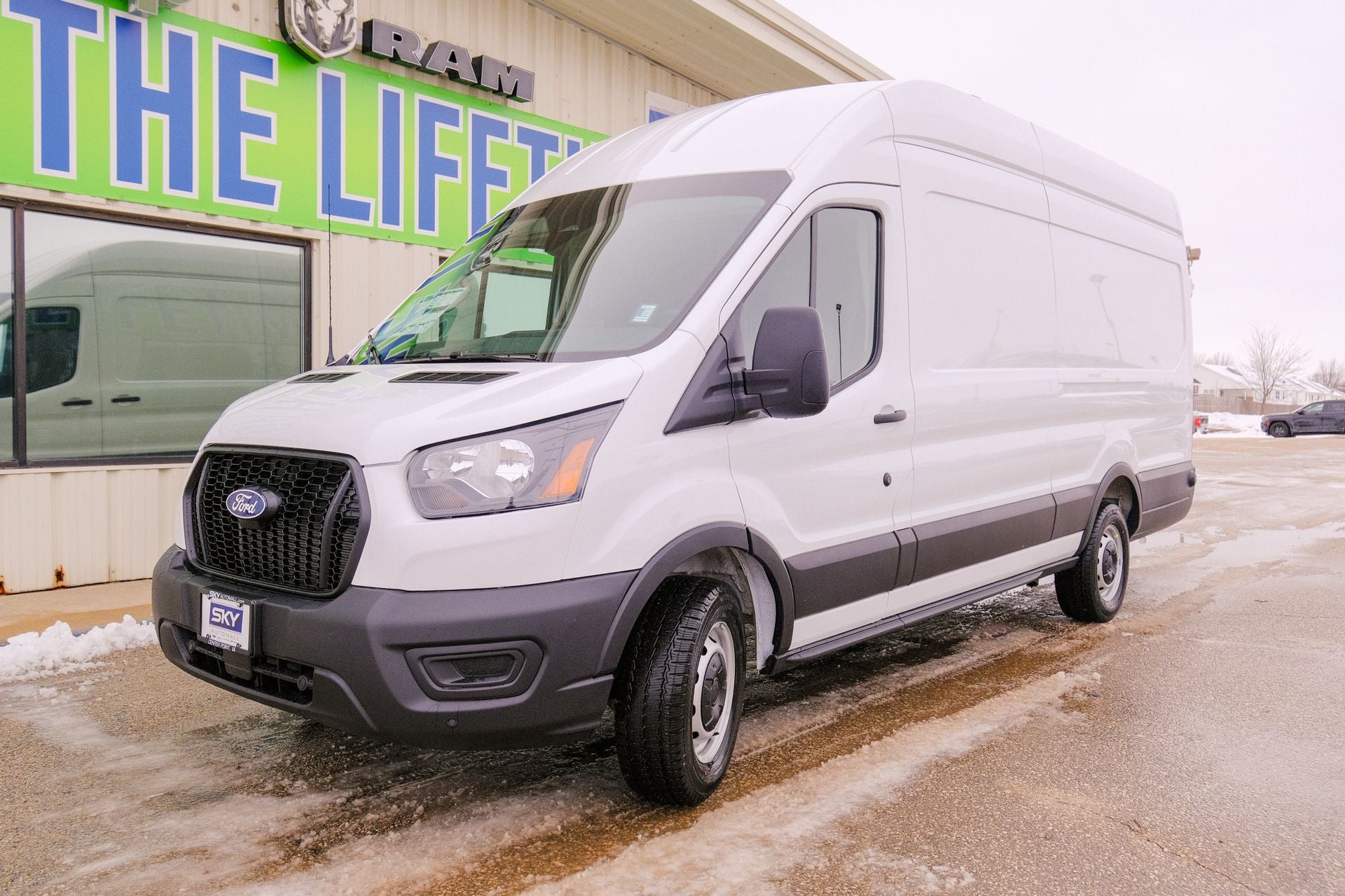 2026 Ford Transit-350 Base in Oxford White — front three-quarter view